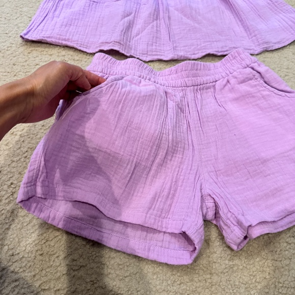 Cat & Jack lilac tank & shorts set size L - Picture 3 of 5